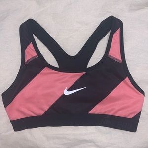 Nike Pro Sports Bra - XS Pink & Black